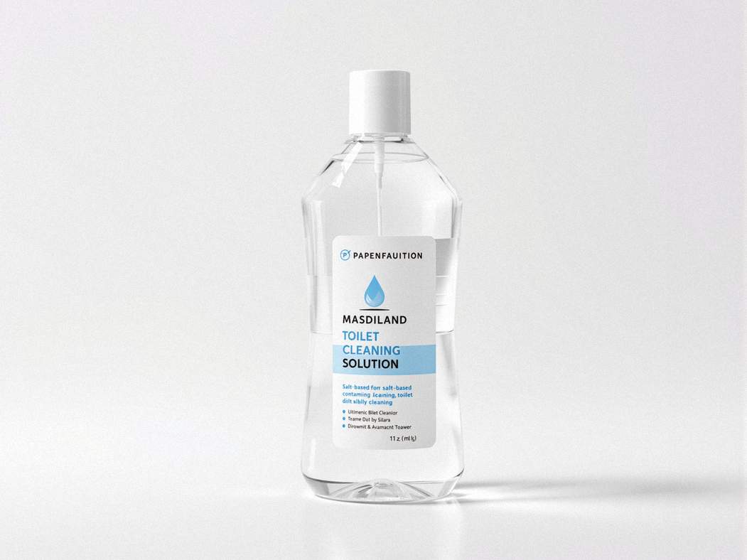 塩ベーストイレ用洗浄剤のボトル