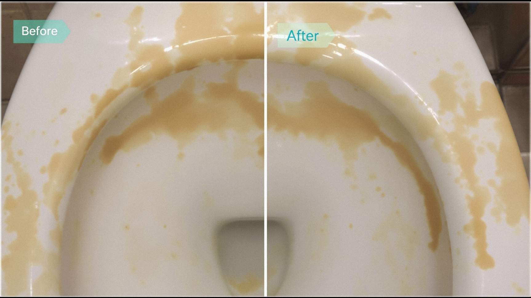 頑固な水垢とくすみ